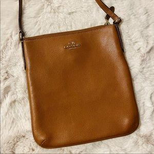 Coach Crossbody Messenger Leather Brown